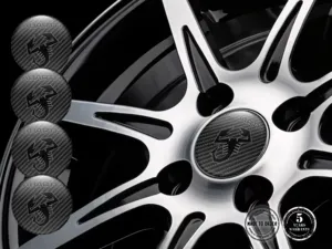 Fiat Abarth Epoxy Dome Stickers Luxury Car Emblems